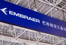 Embraer sobe na bolsa após novo pedido de 15 jatos E2