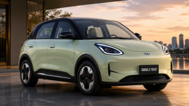 Geely EX2 supera BYD e lidera entre elétricos