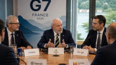 Lula discute IA com big techs no G7