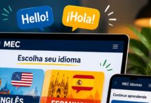 MEC libera curso grátis de inglês e espanhol