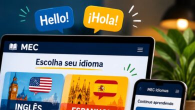 MEC libera curso grátis de inglês e espanhol
