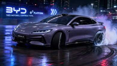 BYD cria carro que faz drift sozinho e segue trajeto
