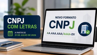 CNPJ alfanumérico começa em 31 de julho