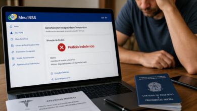 Erro pode bloquear auxílio-doença do INSS