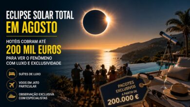 Hotéis cobram até 200 mil euros por eclipse solar