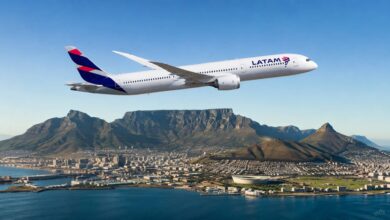 Latam lança voo direto para Cidade do Cabo
