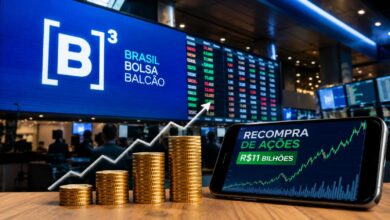 Recompras na Bolsa chegam a R$ 11 bilhões
