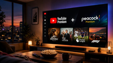 YouTube Premium pode ganhar Peacock em 2027