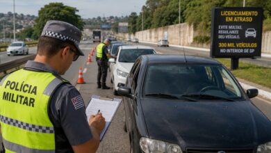 Licenciamento 2026: 300 mil veículos irregulares em SP